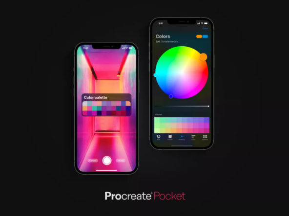 新的Procreate Pocket更新將iPhone的品牌平面設(shè)計(jì)提升到了一個(gè)新的高度.png